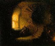 REMBRANDT Harmenszoon van Rijn, The Philosopher in Meditation,